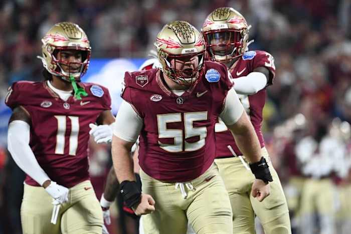 Florida State defensive lineman Braden Fiske